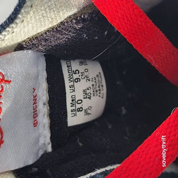 VANS SK8-HI USED‎ SIZE 8 DISNEY MICKEY AND FRIENDS BLACK BEIGE - Picture 11 of 12